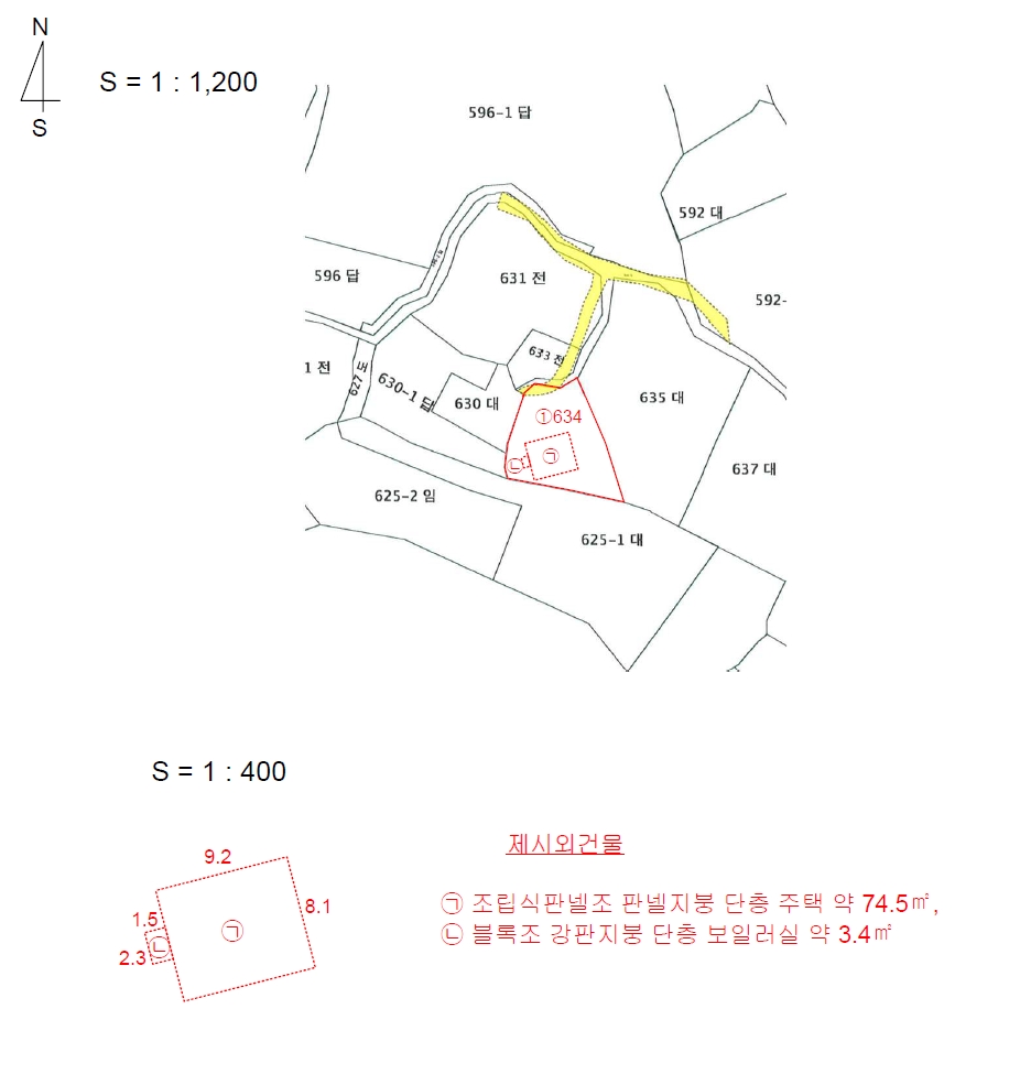전라남도 함평군 나산면 수상리 634 대지 경매 사진 9