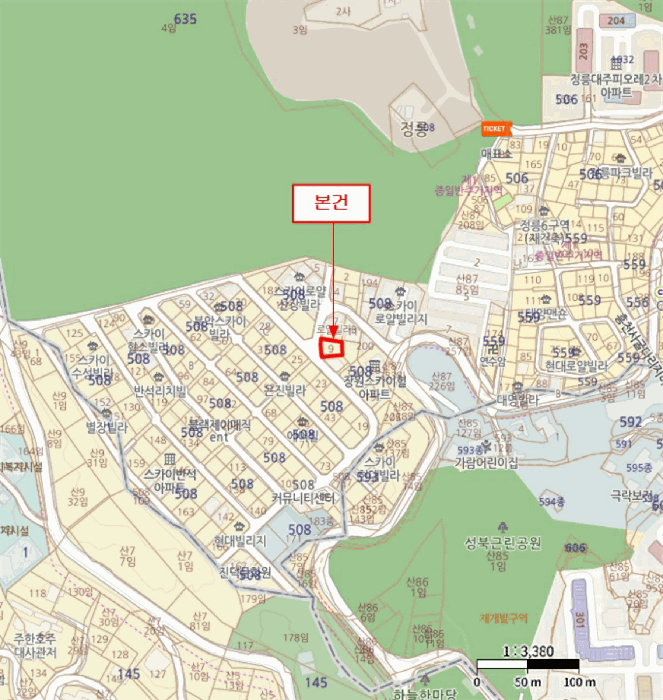 서울특별시 성북구 정릉동 508-9 현대로얄빌라 제501호 연립주택,다세대,빌라 경매 사진 15