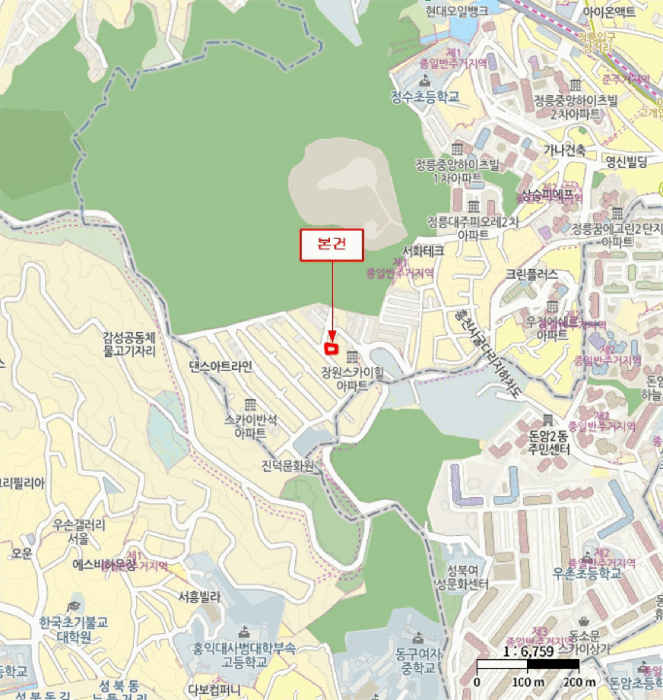 서울특별시 성북구 정릉동 508-9 현대로얄빌라 제501호 연립주택,다세대,빌라 경매 사진 16