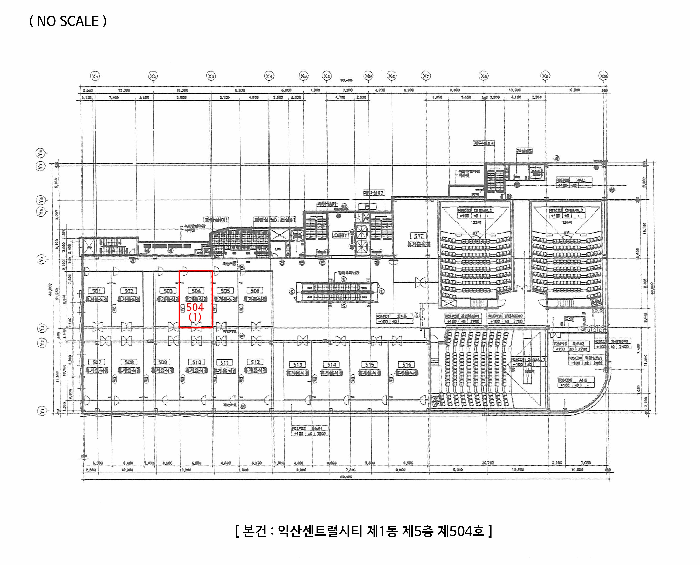 전북특별자치도 익산시 모현동1가 876 익산센트럴시티제1동 5층504호 근린상가 경매 사진 19