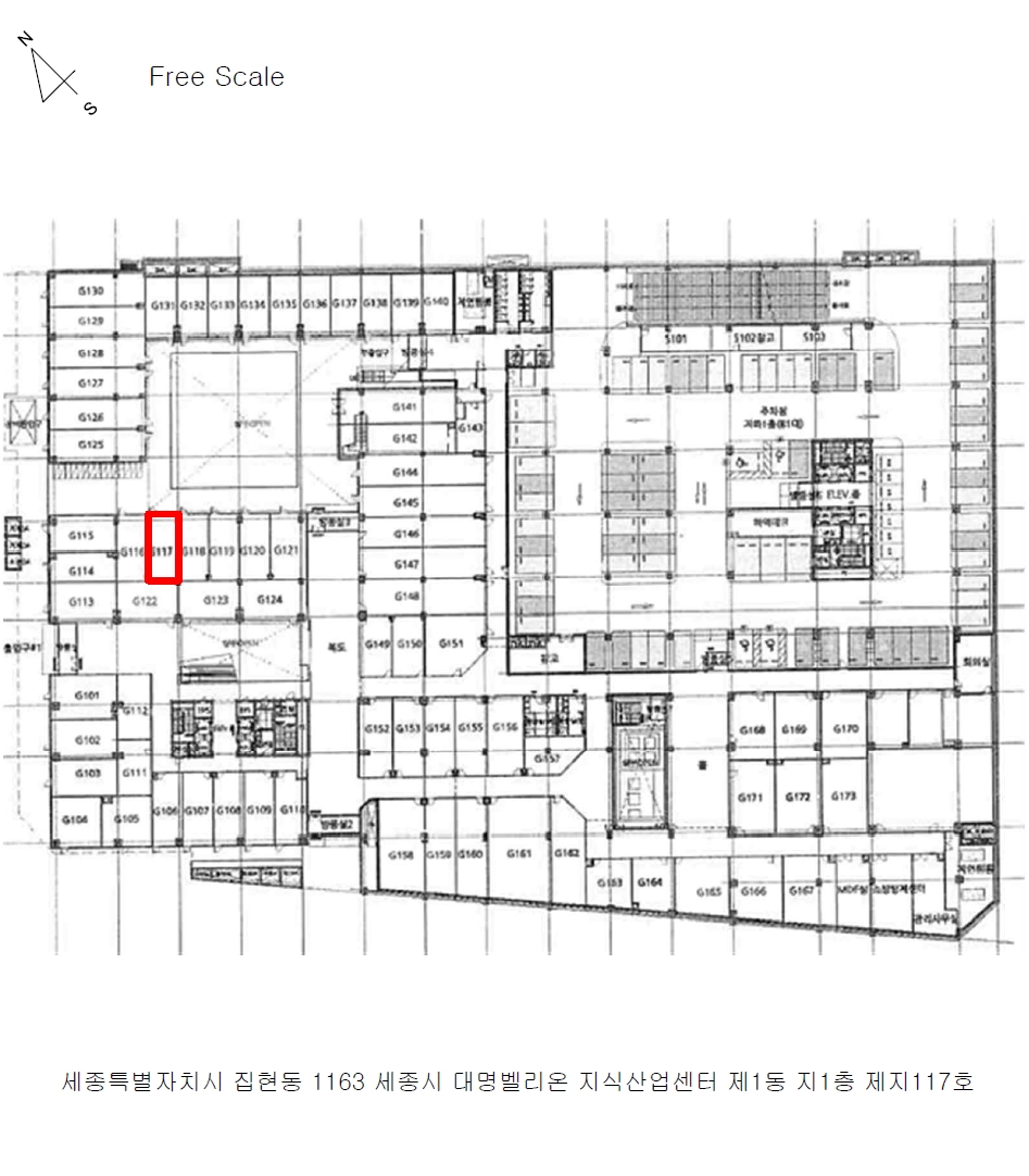 세종특별자치시 집현동 1163 세종시대명벨리온지식산업센터주1동 지1층지117호 근린상가 경매 사진 28