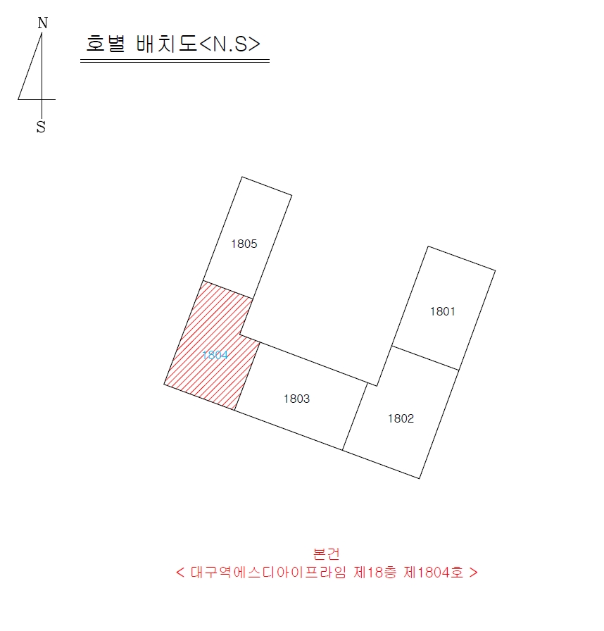 대구광역시 북구 칠성동2가 302-197 대구역에스디아이프라임 18층1804호 아파트 경매 사진 16