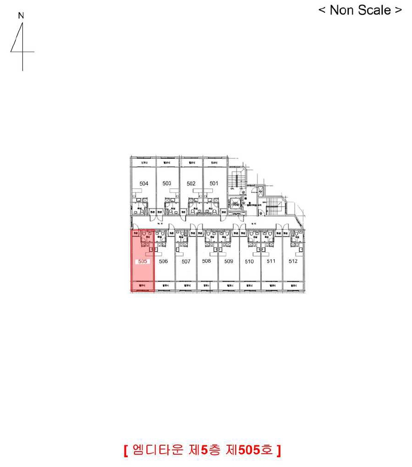 인천광역시 서구 당하동 1093-5 엠디타운 5층505호 다세대(빌라) 경매 사진 30