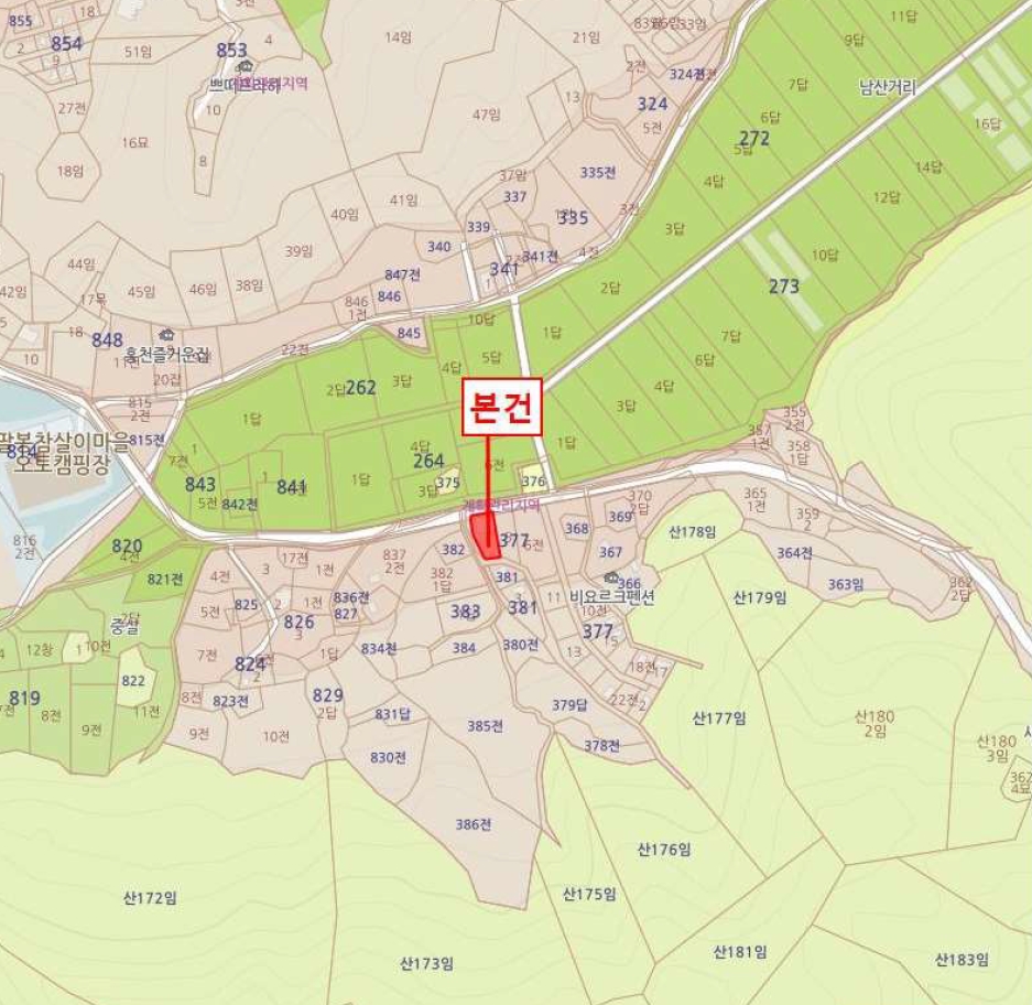 강원특별자치도 홍천군 서면 팔봉리 377-4 상가 경매 사진 11