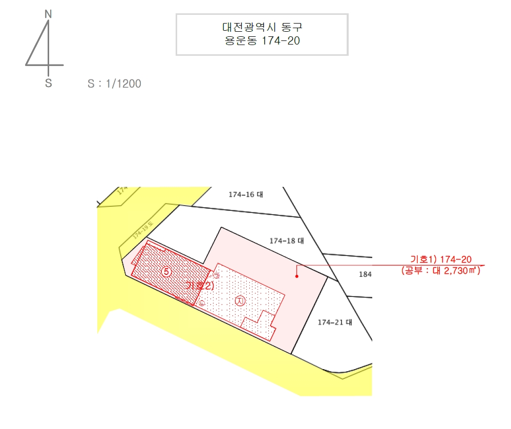 대전광역시 동구 용운동 174-20 근린시설 경매 사진 123