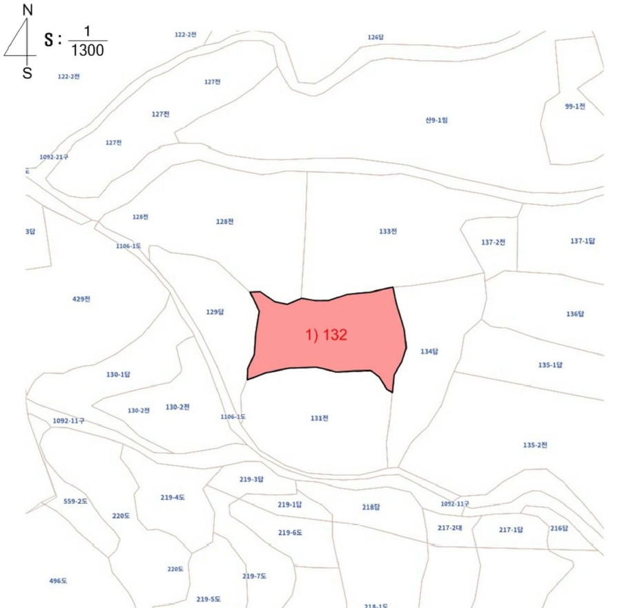 충청북도 증평군 증평읍 사곡리 132 답 경매 사진 13