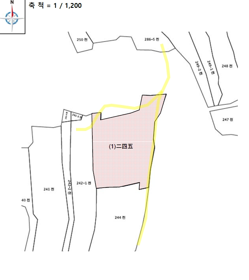 충청북도 단양군 영춘면 오사리 245 전 경매 사진 24