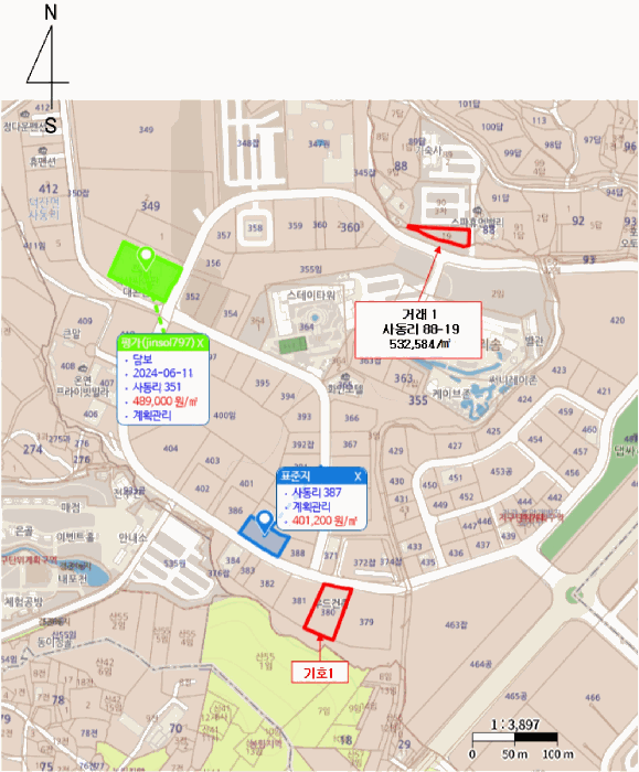 충청남도 예산군 덕산면 사동리 380 대지 경매 사진 18