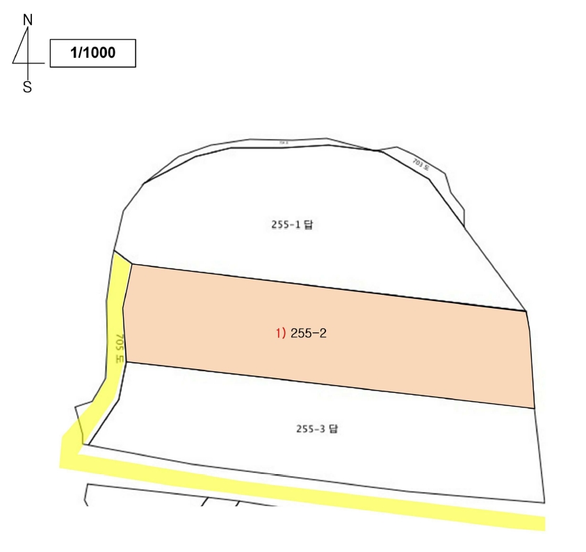 충청남도 공주시 이인면 신영리 255-2 답 경매 사진 16