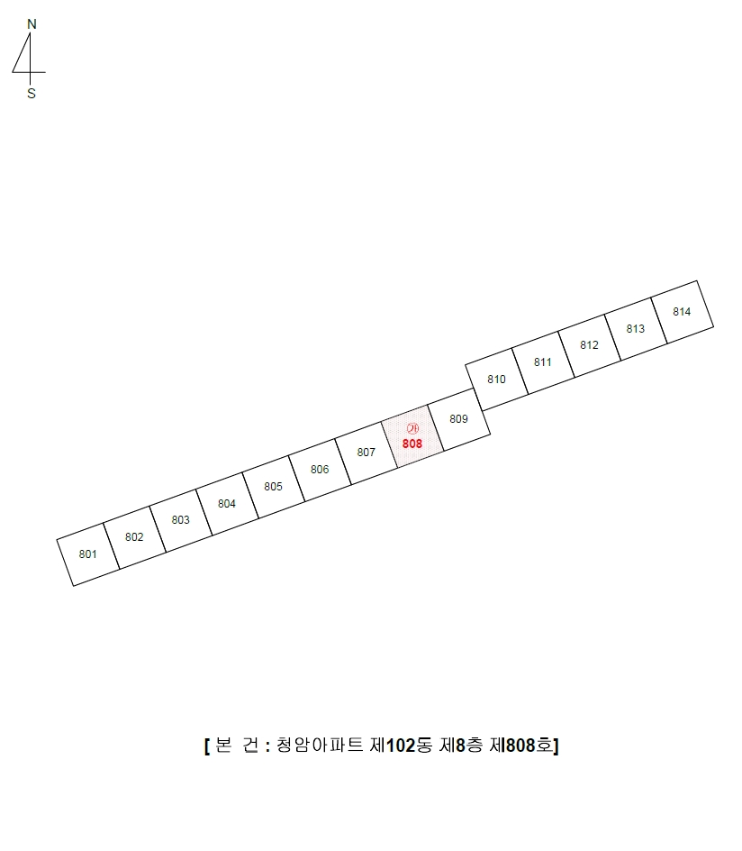 광주광역시 북구 양산동 101 청암아파트 102동 8층808호 외 2필지 아파트 경매 사진 9