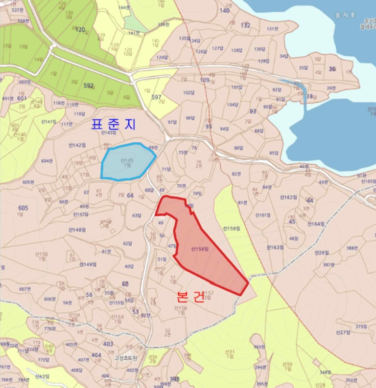 강원특별자치도 고성군 죽왕면 오봉리 산158 임야 경매 사진 15