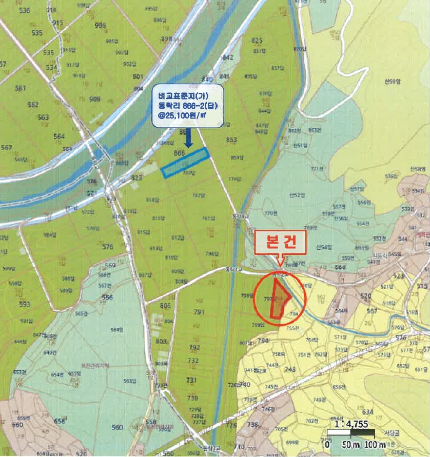 경상북도 성주군 용암면 동락리 798-1 답 경매 사진 17