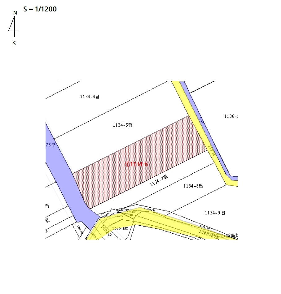 전라남도 해남군 북평면 오산리 1134-6 답 경매 사진 10
