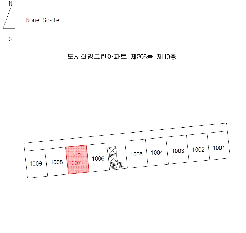 부산광역시 북구 화명동 295 도시화명그린아파트 206동 10층1007호 아파트 경매 사진 12