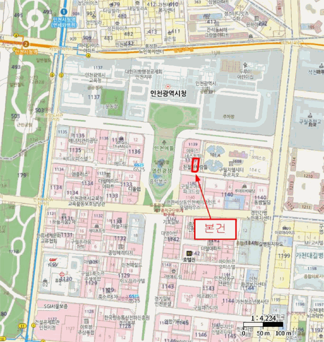 인천광역시 남동구 구월동 1139-5 제이앤제이오피스텔 4층403호 오피스텔 경매 사진 23