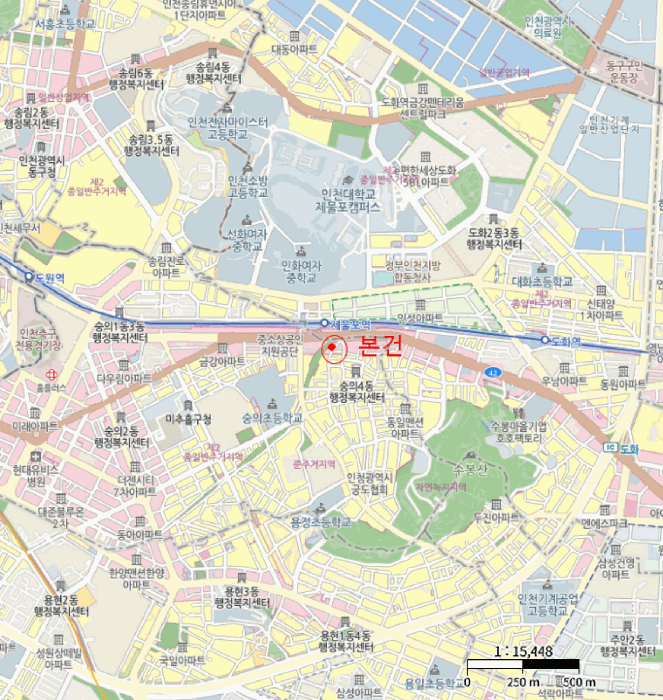 인천광역시 미추홀구 숭의동 57-10 더패밀리 5층502호 오피스텔 경매 사진 22