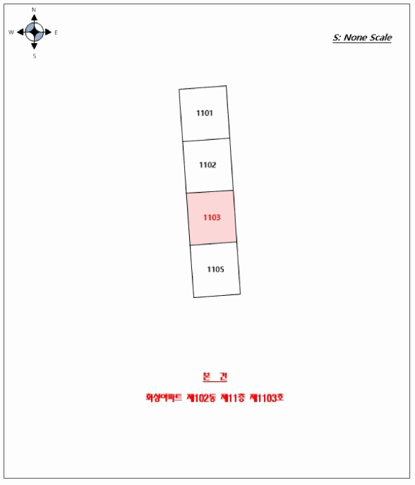 경상남도 창원시 마산회원구 내서읍 삼계리 14 화성아파트 102동 11층1103호 아파트 경매 사진 18