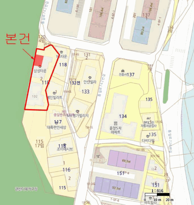 경기도 고양시 덕양구 관산동 118-2 삼성타운 102동 4층401호 외 2필지 다세대주택 경매 사진 18