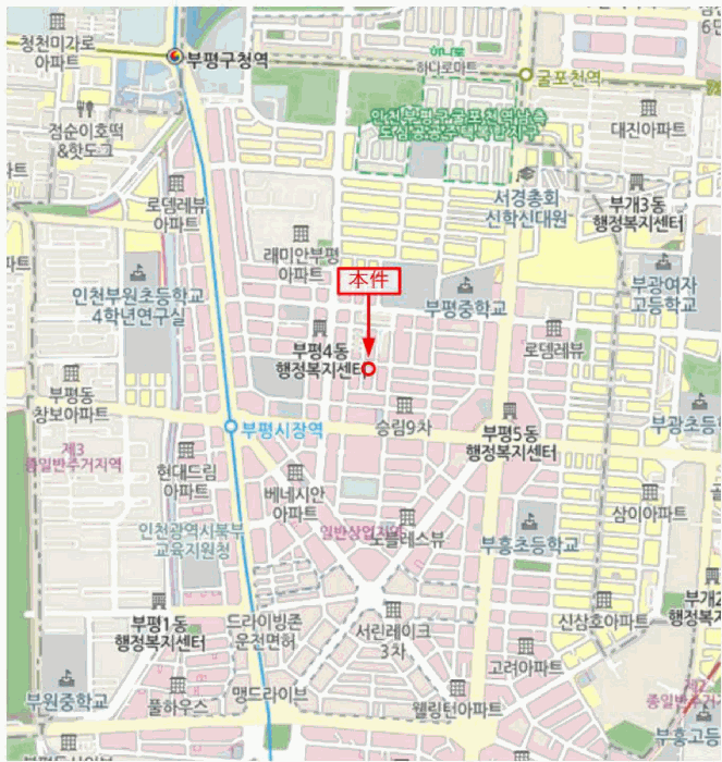 인천광역시 부평구 부평동 409-3 미래안위브 5층502호 오피스텔 경매 사진 23