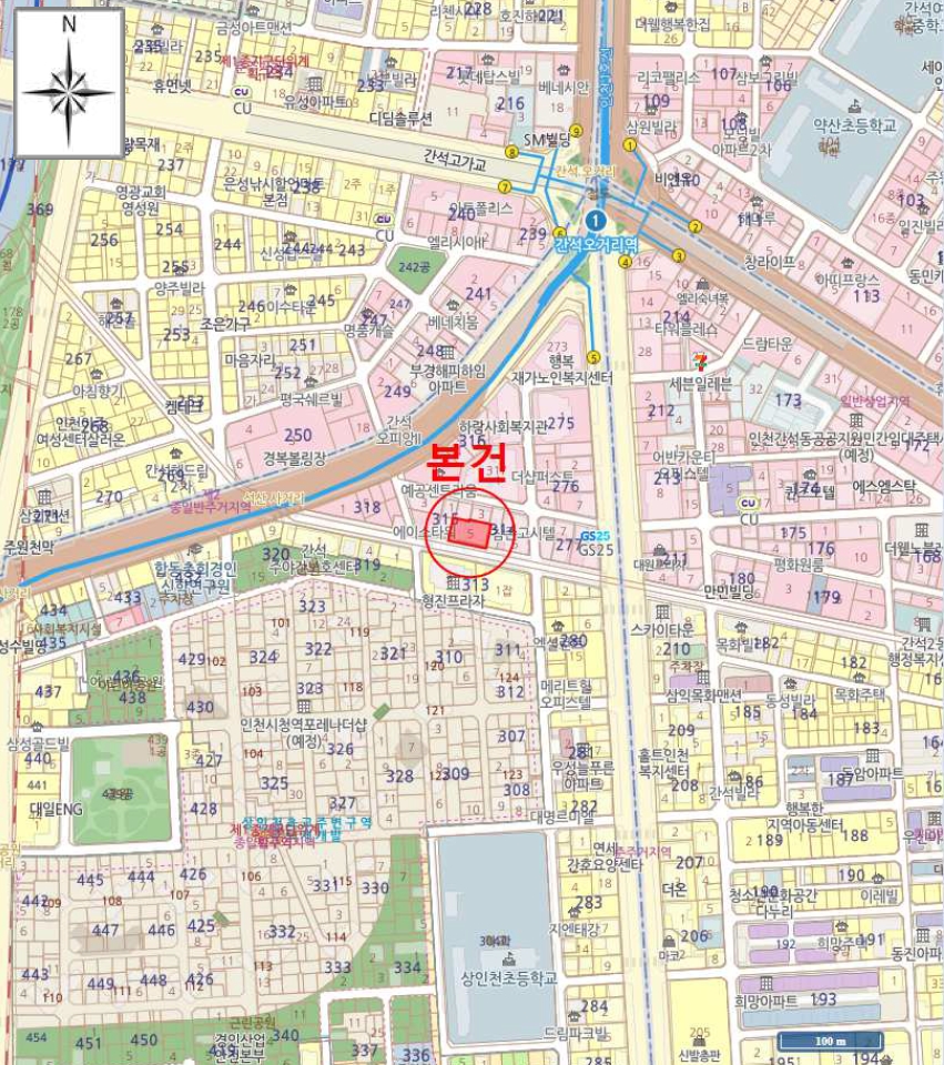 인천광역시 남동구 간석동 315-5 간석트인자리애 5층505호 오피스텔 경매 사진 27