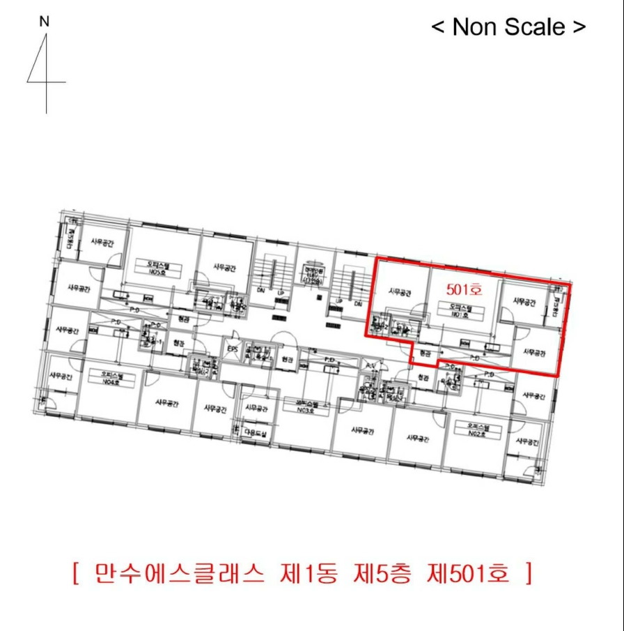 인천광역시 남동구 만수동 843-4 만수에스클래스 1동 5층501호 오피스텔 경매 사진 16