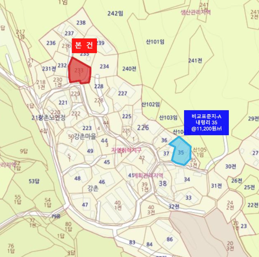 전북특별자치도 순창군 동계면 내령리 233-1 대지 경매 사진 15