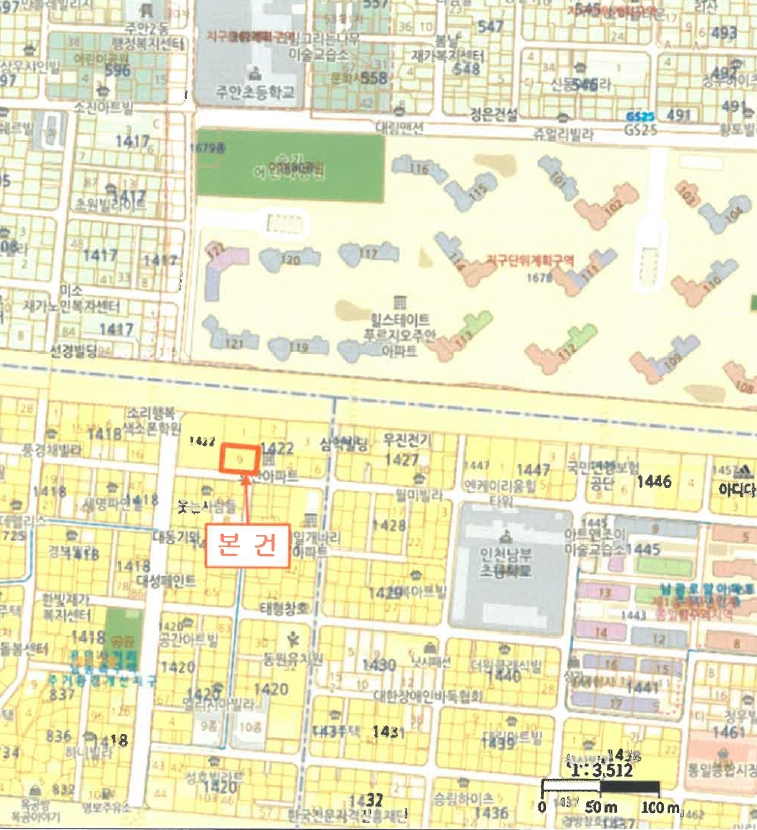 인천광역시 미추홀구 주안동 1422-9 엠버빌2 5층504호 오피스텔 경매 사진 23