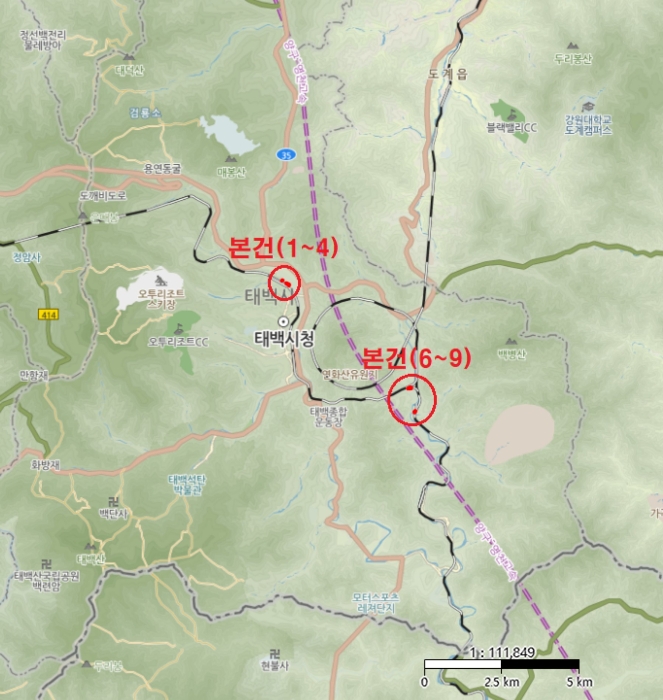 강원특별자치도 태백시 황지동 254-20 대지 경매 사진 30
