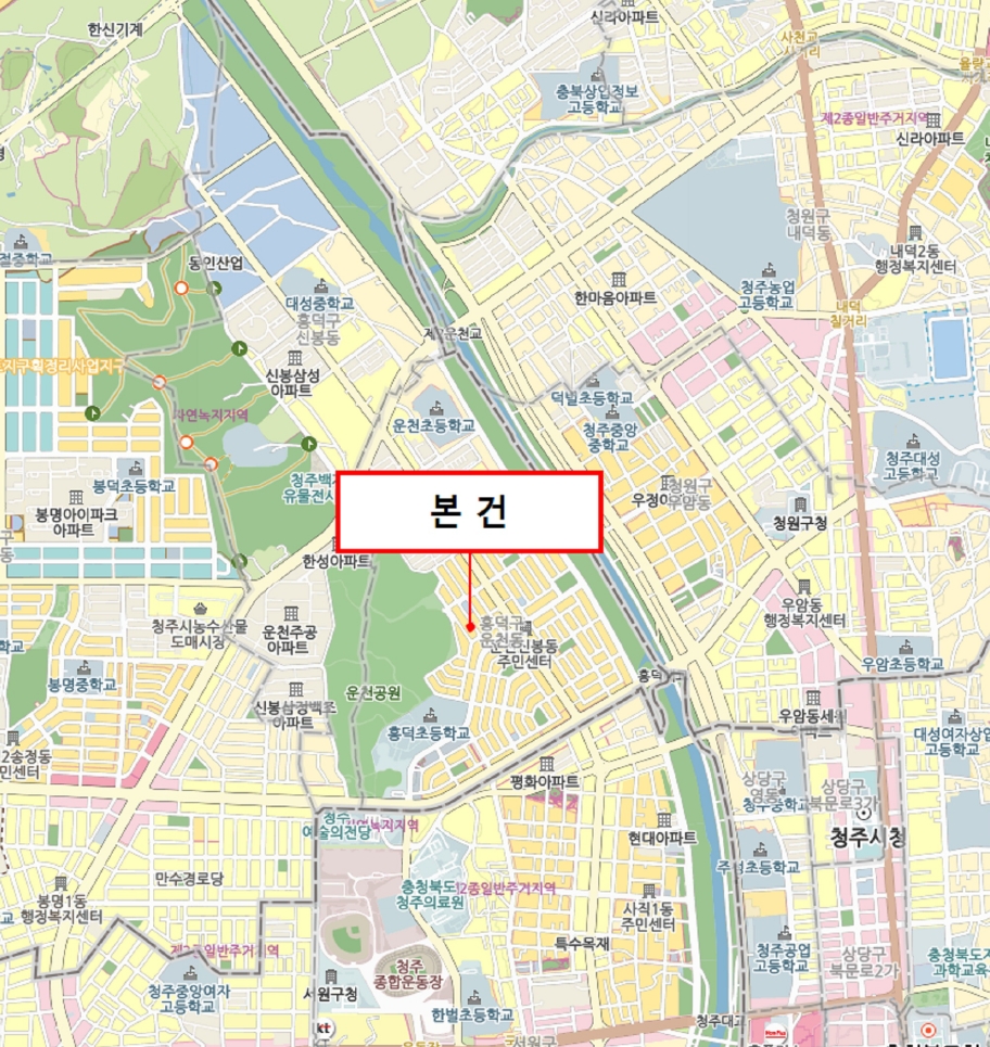 충청북도 청주시 흥덕구 운천동 750 3층302호 다세대(빌라) 경매 사진 8