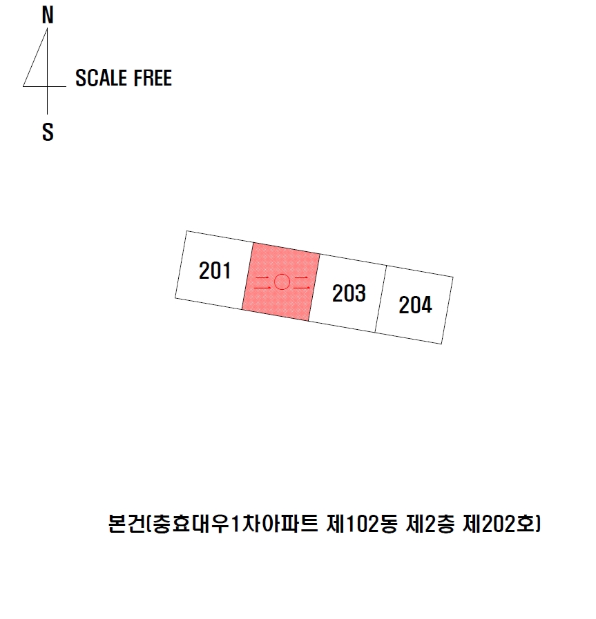 경상북도 경주시 충효동 2927 충효대우1차아파트 제102동 제2층 제202호 아파트 경매 사진 8
