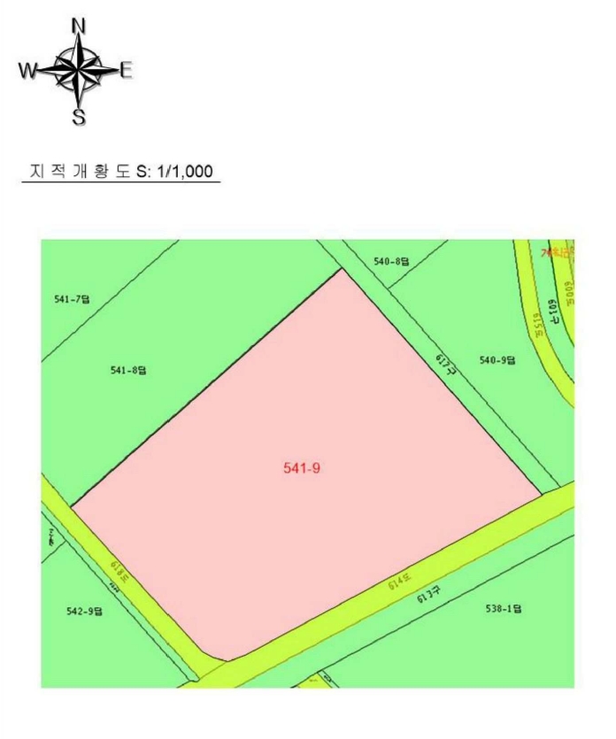 전라남도 영광군 백수읍 학산리 541-9 답 경매 사진 16