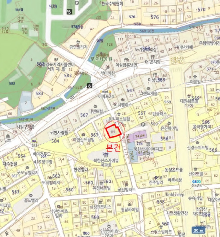 서울특별시 강북구 수유동 567-39 성우스타팰리스 7동 4층401호 다세대(빌라) 경매 사진 22