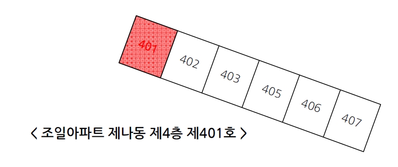 충청북도 보은군 마로면 관기리 280-4 조일아파트 나동 4층401호 아파트 경매 사진 12