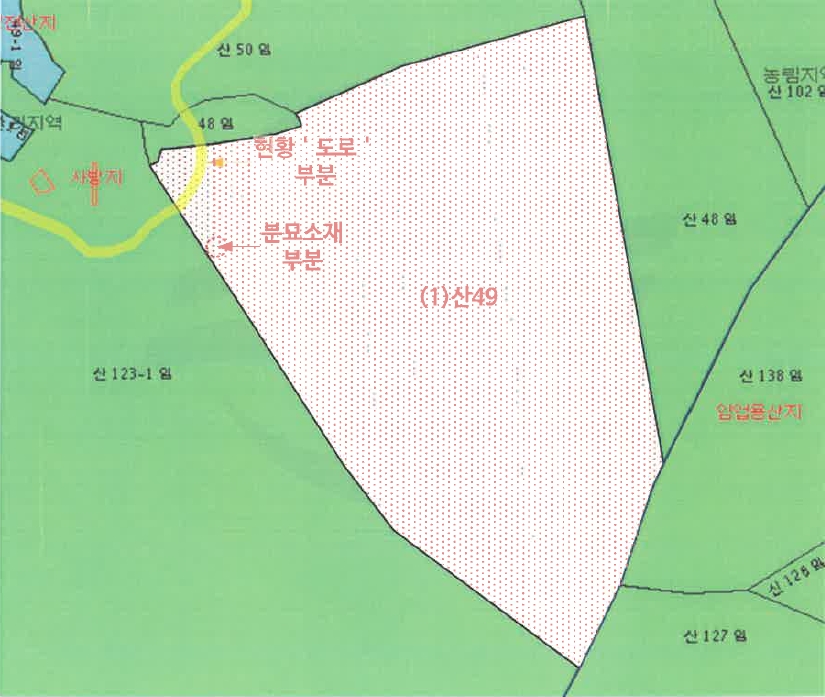 경상남도 의령군 대의면 중촌리 산49 임야 경매 사진 14