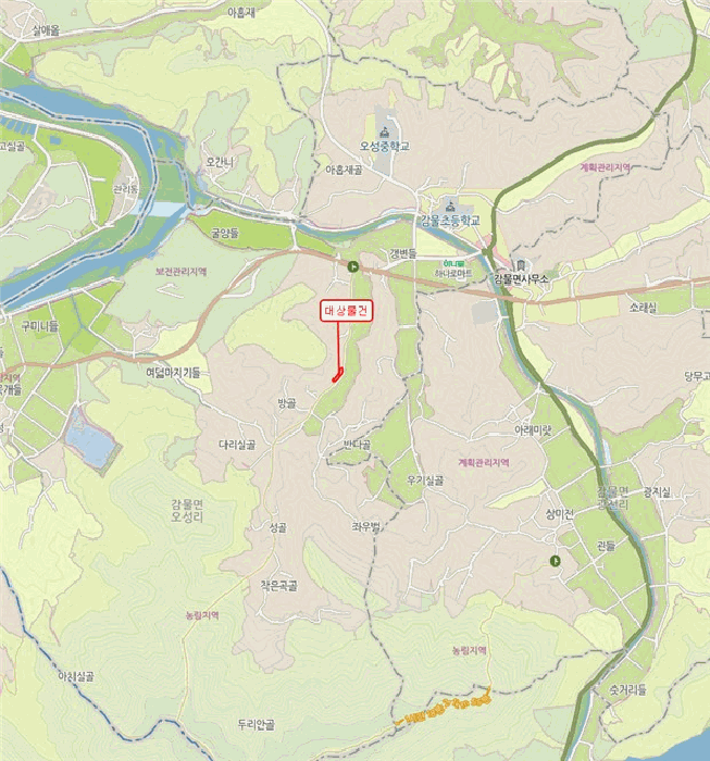 충청북도 괴산군 감물면 오성리 256 전 경매 사진 13