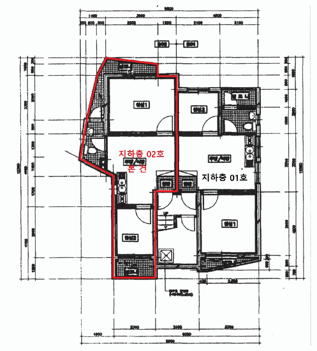 인천광역시 미추홀구 학익동 306-54 별장그린빌라 지하층02호 다세대(빌라) 경매 사진 25