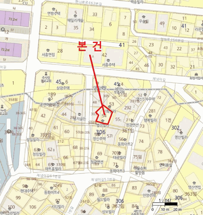 인천광역시 미추홀구 학익동 306-54 별장그린빌라 지하층02호 다세대(빌라) 경매 사진 26