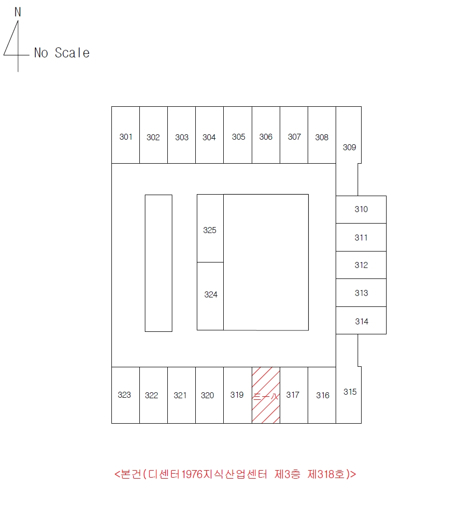 대구광역시 서구 중리동 1166-1 디센터1976지식산업센터 3층318호 아파트형공장 경매 사진 16