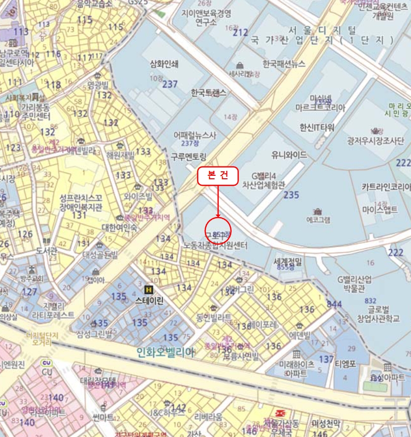서울특별시 구로구 구로동 851 한화비즈메트로1차 제5층 제503호 아파트형공장 경매 사진 23