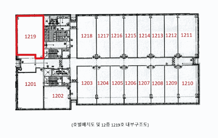 서울특별시 강서구 마곡동 774-4 마곡센트럴타워1 제12층 제1219호 오피스텔 경매 사진 34