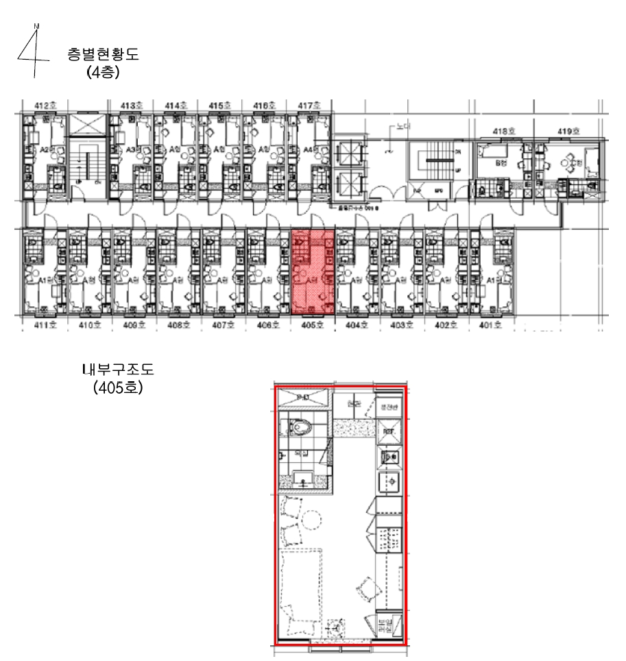 서울특별시 영등포구 영등포동1가 144 헤렌어반 제4층 제405호 다세대(빌라) 경매 사진 22