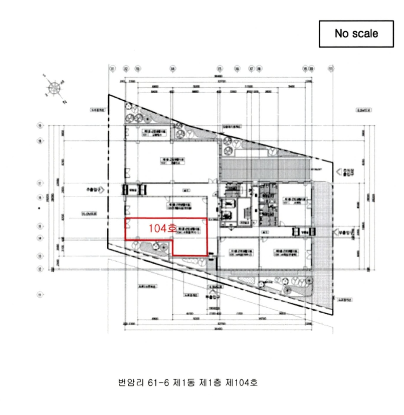세종특별자치시 조치원읍 번암리 61-6 1동 1층104호 근린상가 경매 사진 17