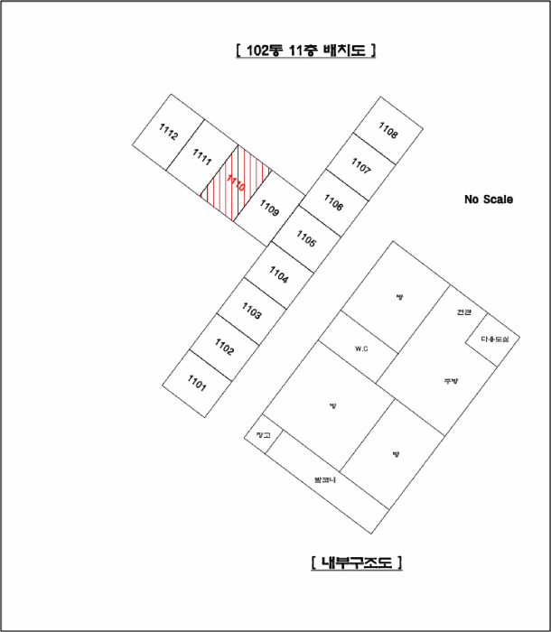 경기도 의정부시 녹양동 146-15 녹양동청구아파트 102동 11층 1110호 외 1필지 아파트 경매 사진 10