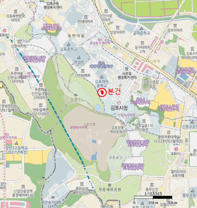 경기도 김포시 사우동 1250 다온아르떼 101동 3층302호 외 2필지 도시형생활주택 경매 사진 13
