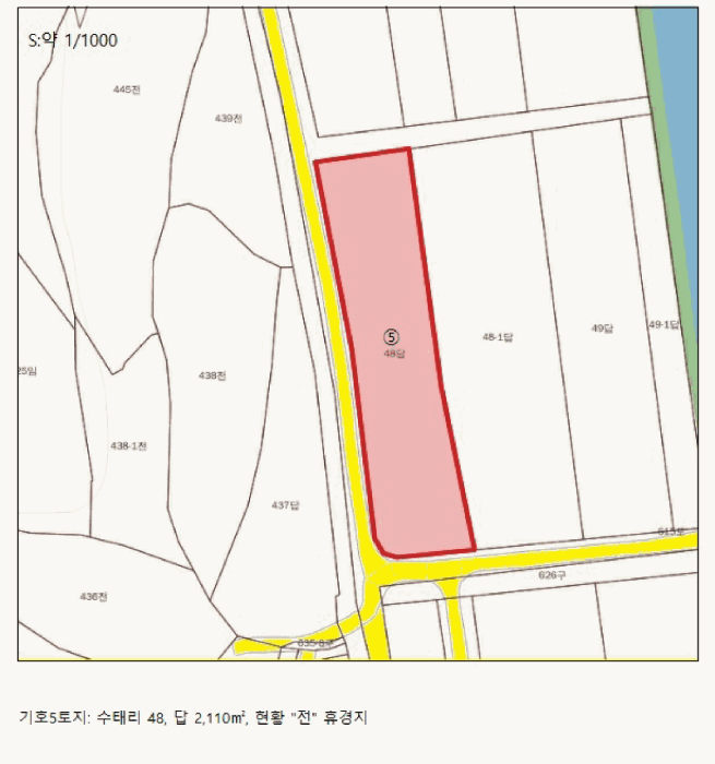 충청북도 음성군 대소면 수태리 48 전답 경매 사진 9