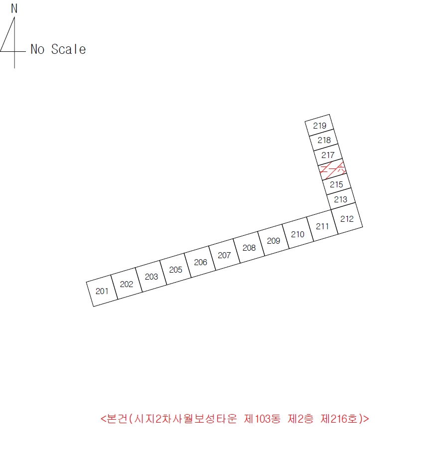 대구광역시 수성구 사월동 464 시지2차사월보성타운 103동 2층216호 아파트 경매 사진 16