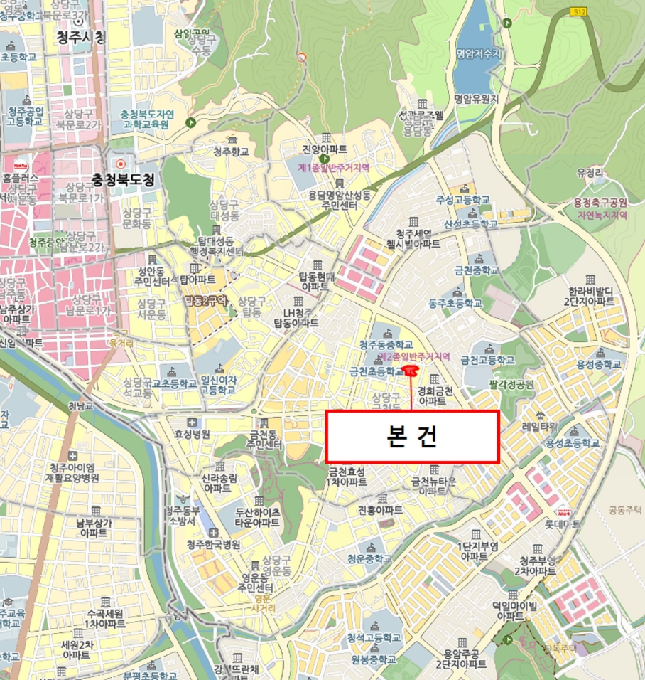 충청북도 청주시 상당구 금천동 56 동산아파트 102동 4층401호 아파트 경매 사진 8