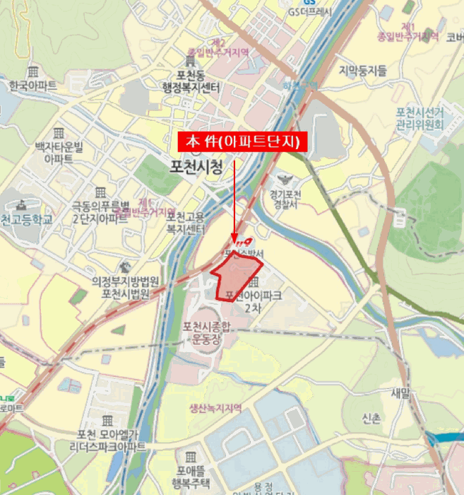 경기도 포천시 군내면 구읍리 740 포천아이파크 104동 2층203호 아파트 경매 사진 26