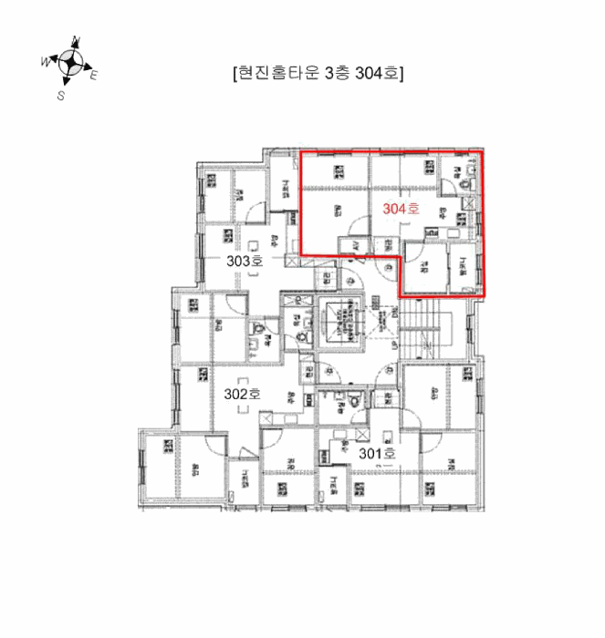 서울특별시 중랑구 중화동 306-20 현진홈타운 3층 304호 외 2필지 도시형생활주택 경매 사진 11