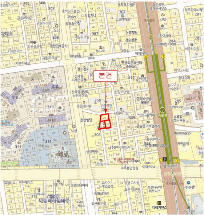 서울특별시 중랑구 중화동 306-20 현진홈타운 3층 304호 외 2필지 도시형생활주택 경매 사진 9